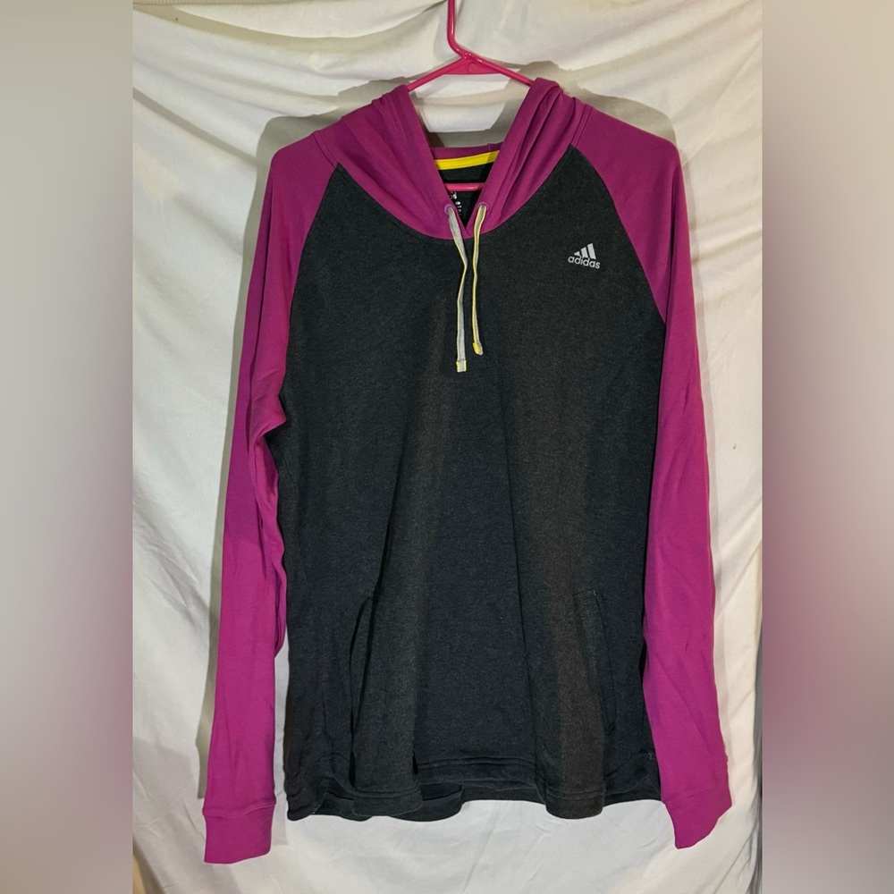 Adidas hooded shirt-XL